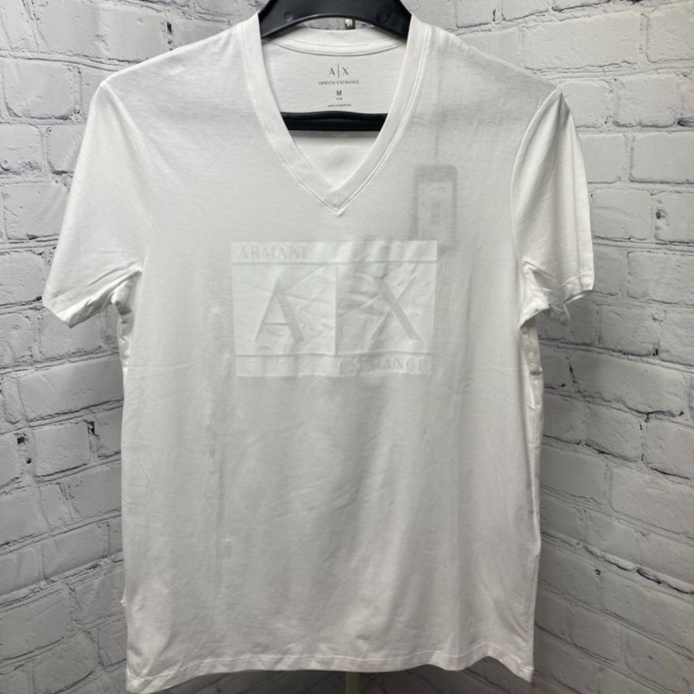 A/X Armani Exchange V-Neck Short Sleeve T-Shirt
